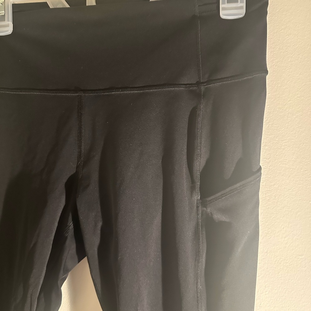 Lulu lemon black leggings, size 12